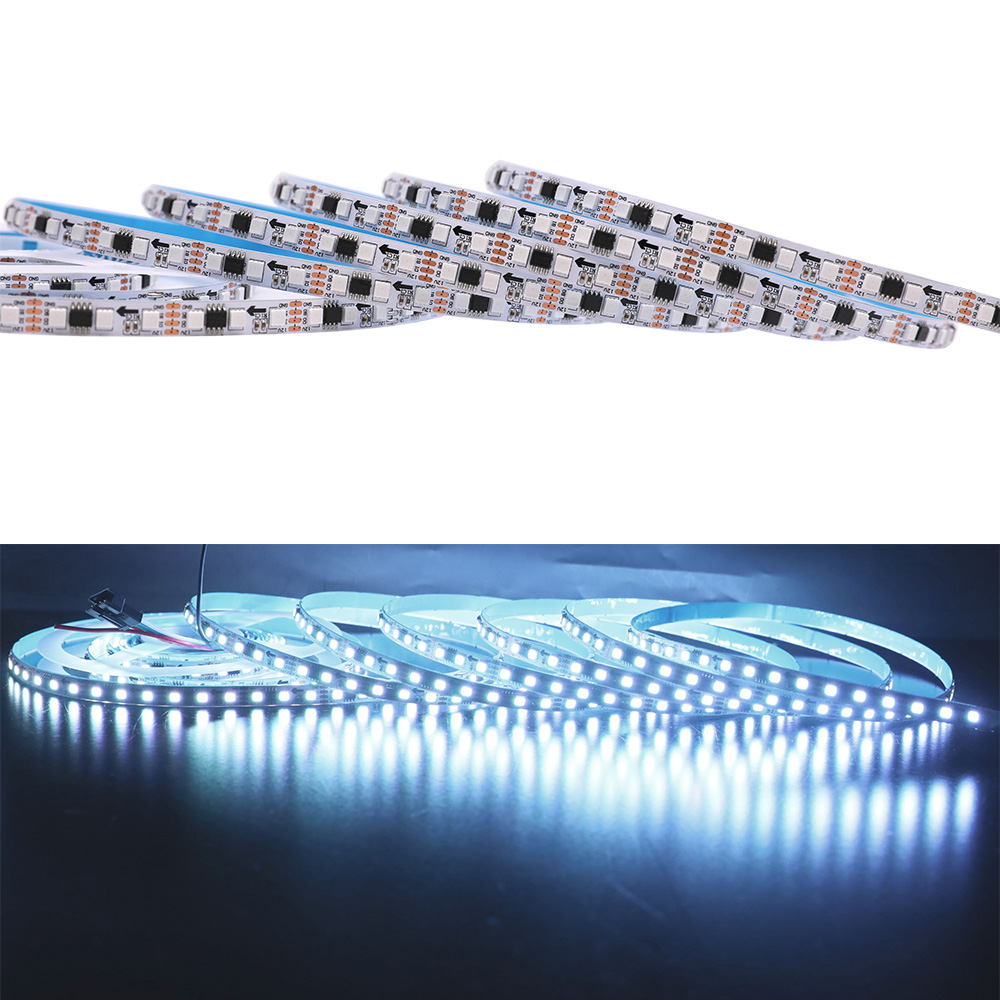 DC12V WS2818 8mm Dual Data Signal Dream Color RGB Addressable LED Strip - 96LEDs/m DC12V WS2818 8mm Dual Data Signal Dream Color RGB Addressable LED Strip - 96LEDs/m